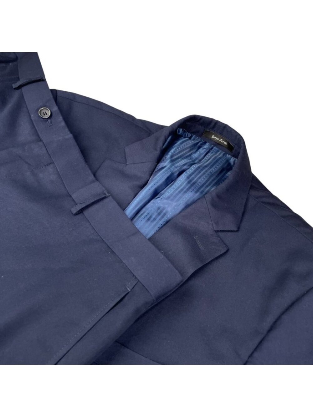 Giorgio Fiorelli Men's Performance 2-Button Suit Navy Blue • 46R | 40x28